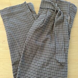 H&M Cream and Brown Pants